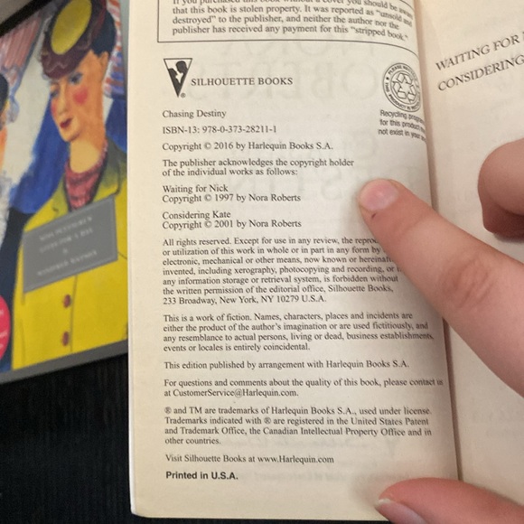 Nora Robert’s - Chasing Destiny - Picture 5 of 5